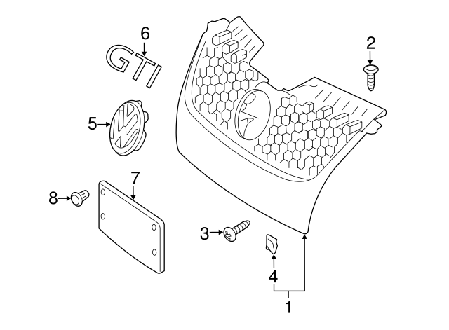 Air Grille Screw N-910-910-01