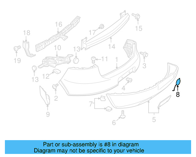 Fender Liner Extension Screw N-103-546-02 - View 7