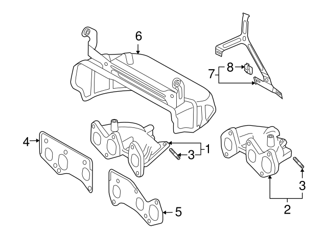 Bracket Clip 07D-971-939 - View 8