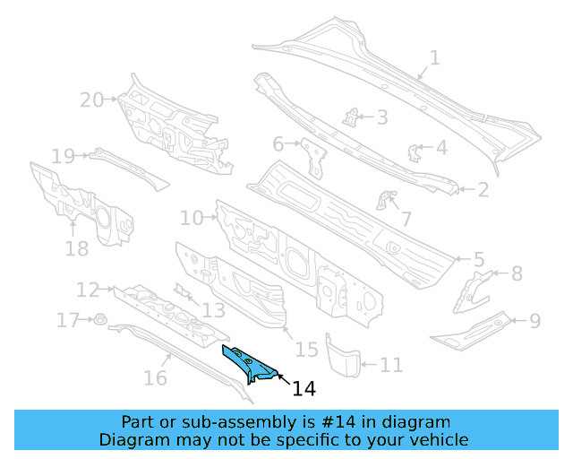 Extension Panel 5Q0-805-398-B - View 16