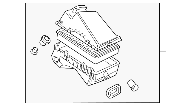 Air Cleaner Assembly 1J0-129-607-T - View 7