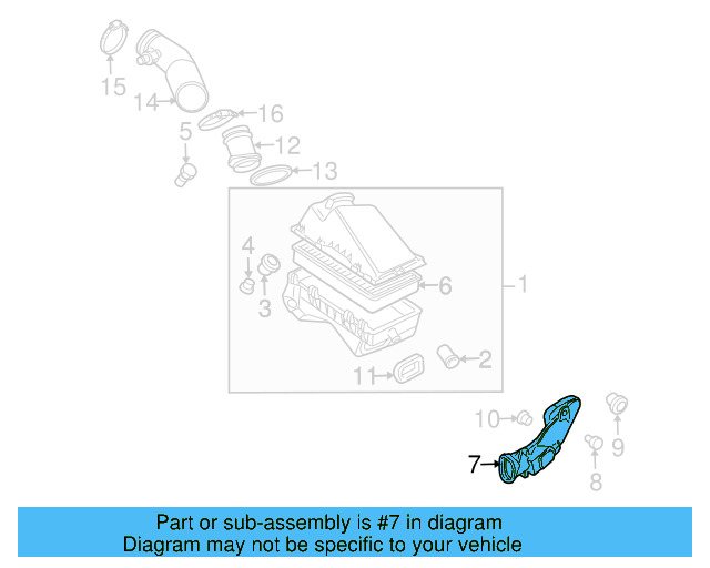 Intake Pipe 1J0-129-609-D - View 21