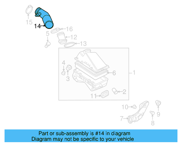 Connector Pipe 1J0-129-684-AA - View 13