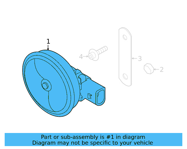Low Note Horn 17A-951-115-A - View 21