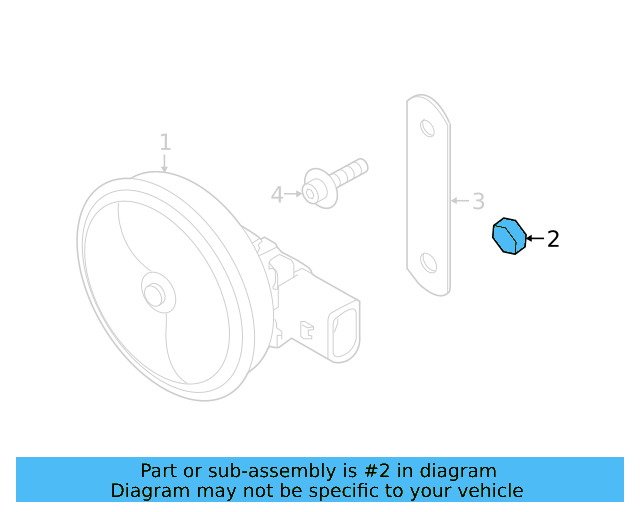 Low Note Horn Nut N-011-118-18 - View 21