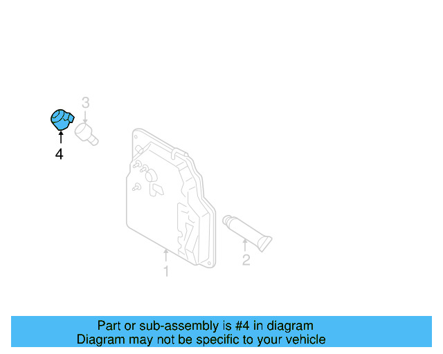 Drain Plug Cap 01M-321-435-B - View 6