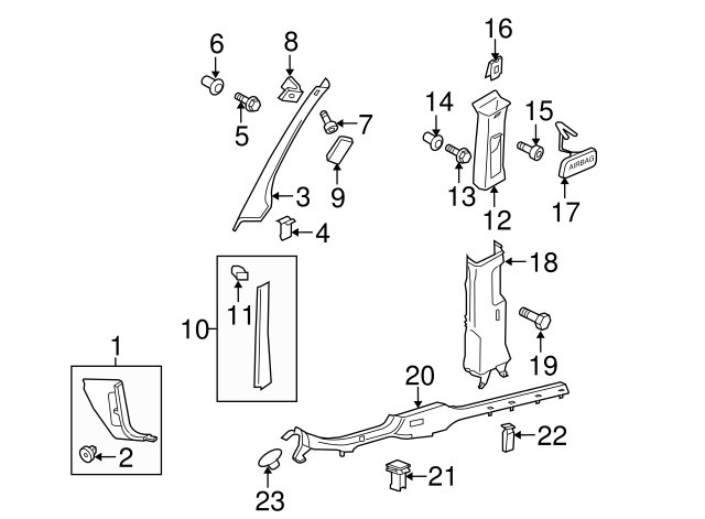Body A 3B0-858-137 - View 20