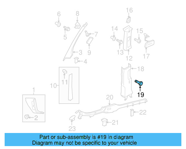 Sill Plate 1K5-853-372-3U6 - View 6