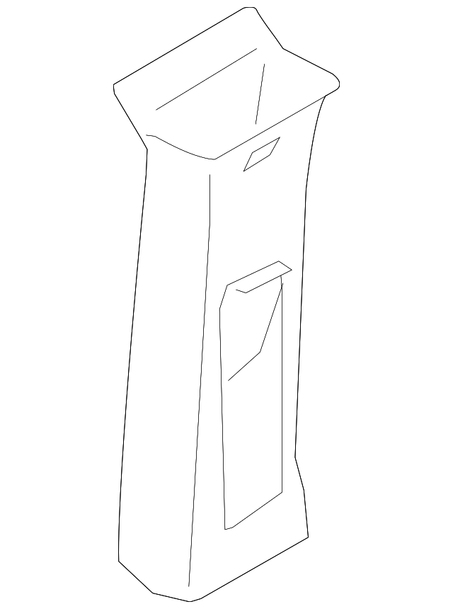 Upper Center Pillar Trim 1K5-867-244-G-6K8 - View 6