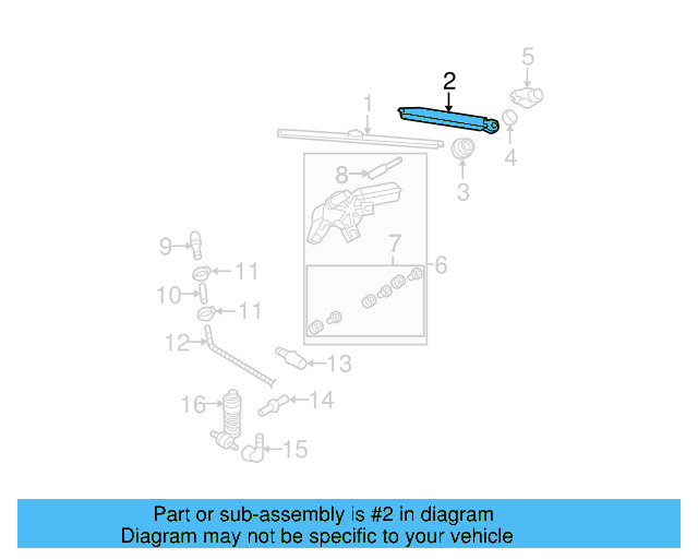Wiper Arm 6Q6-955-707-C - View 7