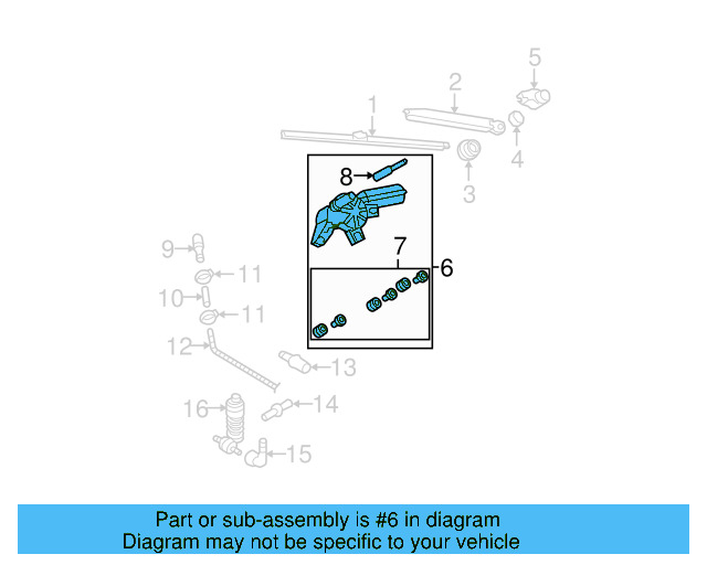 Rear Motor 1K6-955-711-C - View 10