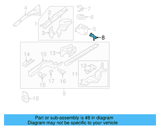 Lower Mount 3C0-971-360 - View 6