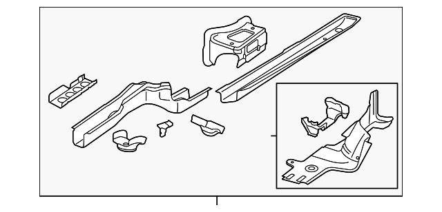 Lower Rail Assembly 3C0-803-092