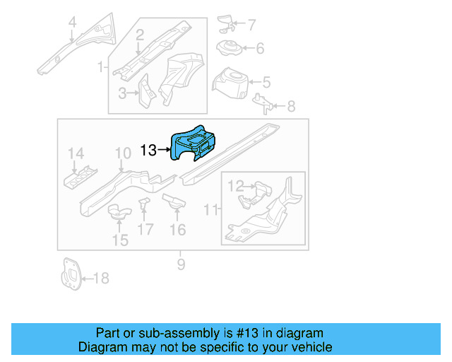 Engine Bracket 3C0-802-068 - View 5