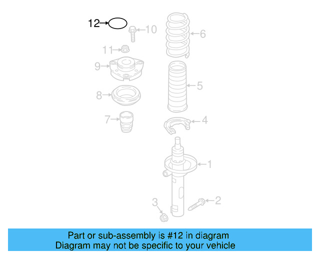 Strut Mount Cap 6Q0-412-359 - View 17