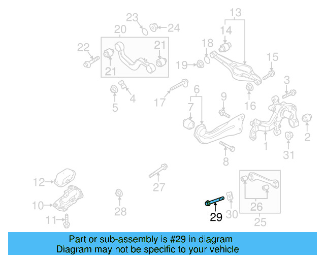 Knuckle Mount Bolt N-910-767-01 - View 8