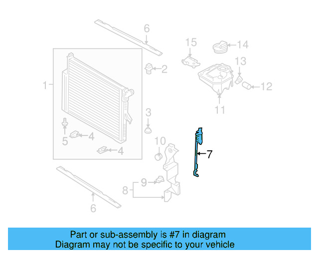 Side Seal 7L0-121-332-B - View 7