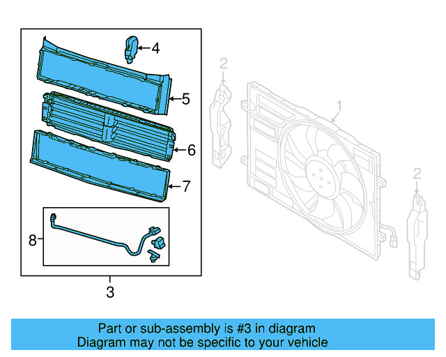 Air Inlet Assembly 5GE-122-321-C - View 2