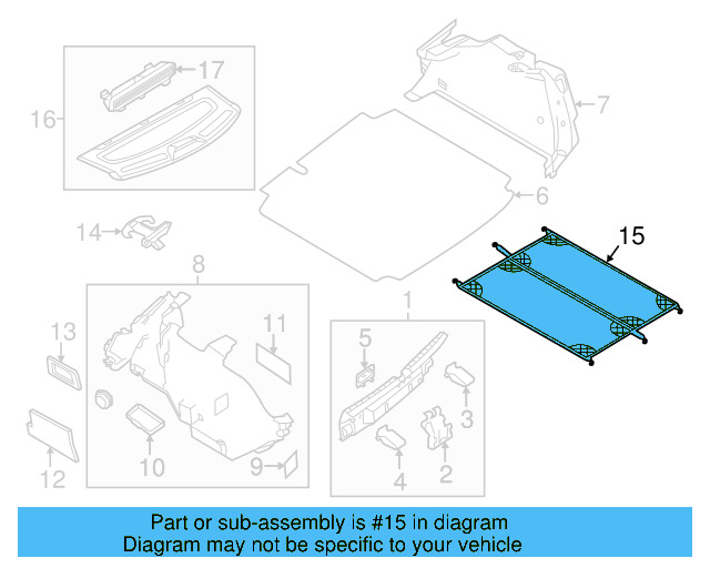 Lower Center Pillar Trim Clip 4A0-867-276-B - View 275