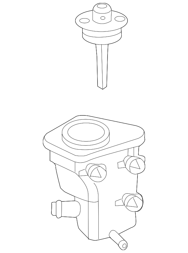 Power Steering Pump Reservoir 5C0-422-371 - View 8