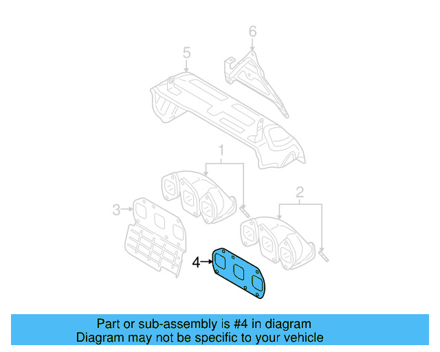 Manifold Gasket 03H-253-039-E - View 7