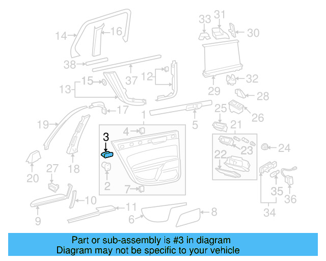 Door Trim Panel Clip 6Q0-868-243 - View 23