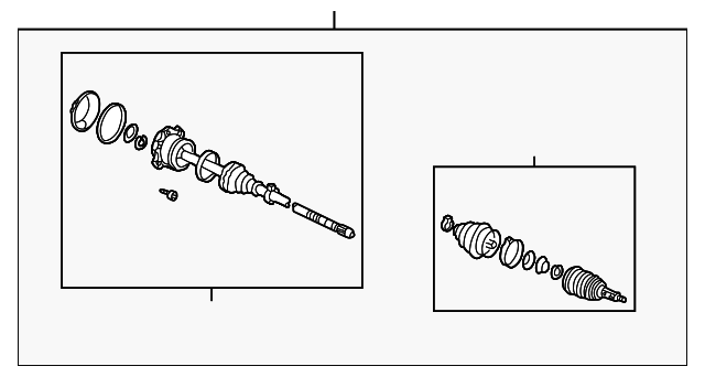 Axle Assembly 1J0-407-271-PC
