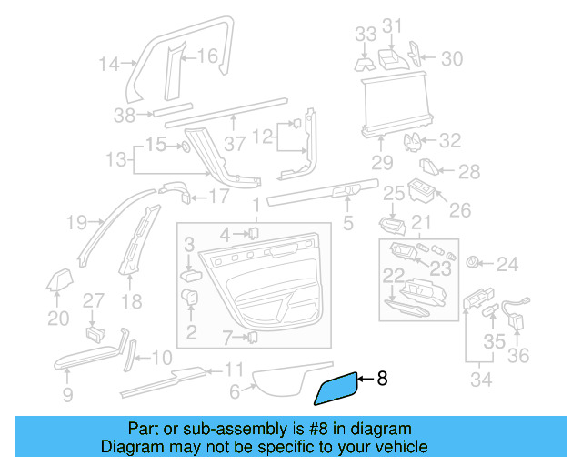 Speaker Grille 3D4-867-150-B-71N - View 3