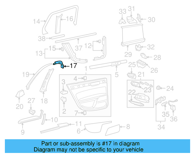 Sound Absorber 3D0-863-777-D - View 3