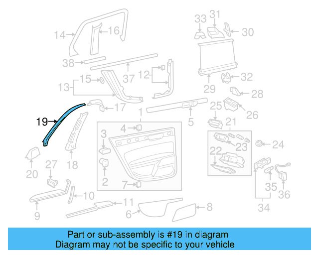Sound Absorber 3D0-863-839-C - View 3