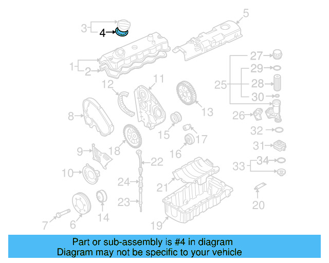 Filler Cap Gasket 06A-103-483-D - View 18