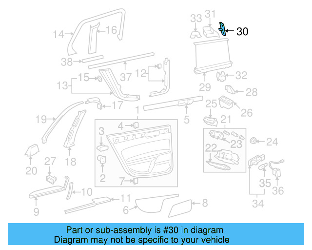 Mount 3D4-861-327-A - View 3