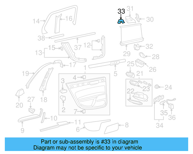 Handle 3D4-861-697-D-4A1 - View 3