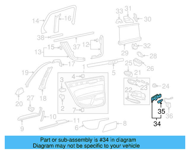 Courtesy Lamp 4B0-947-415-A - View 11