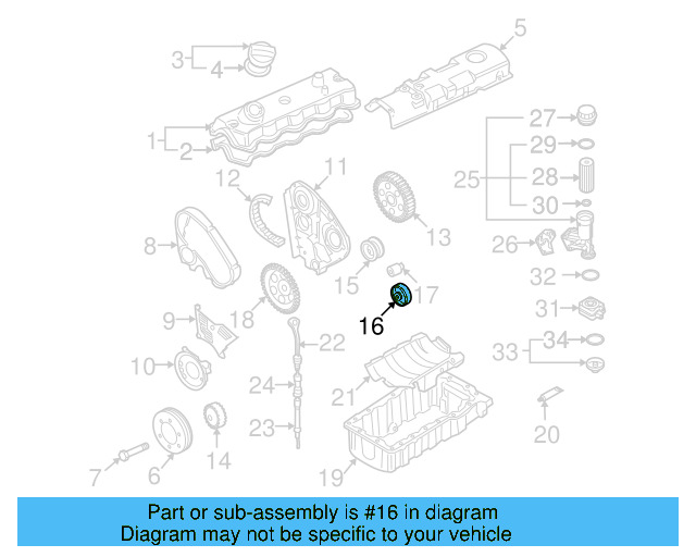 Engine Timing Belt Idler 038-109-244-R - View 5