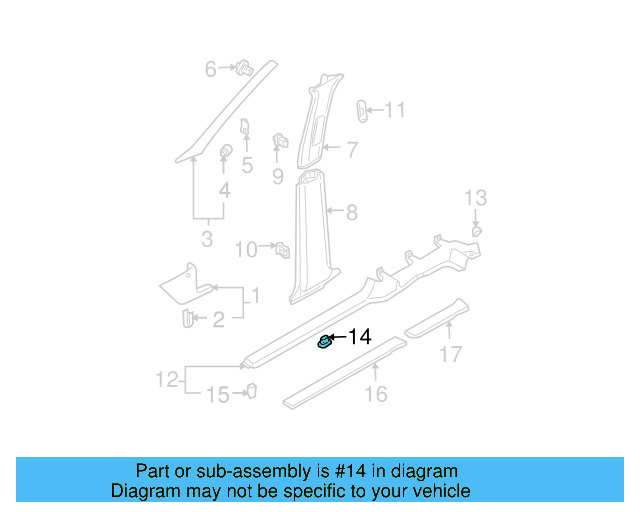 Protect Strip 1J4-853-805-6DA - View 5