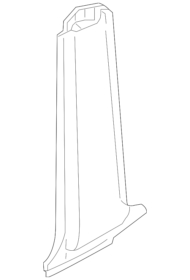 Lower Center Pillar Trim 1J4-867-297-B-B41 - View 3