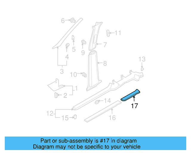 Protect Strip 1J4-853-805-D-6DA - View 3