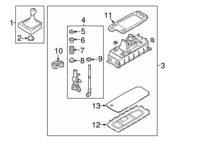 Lever Assembly Upper Bushing 1J0-711-217