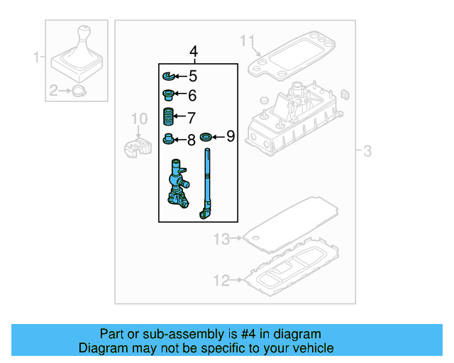 Lever Assembly 1K0-711-112-B - View 5