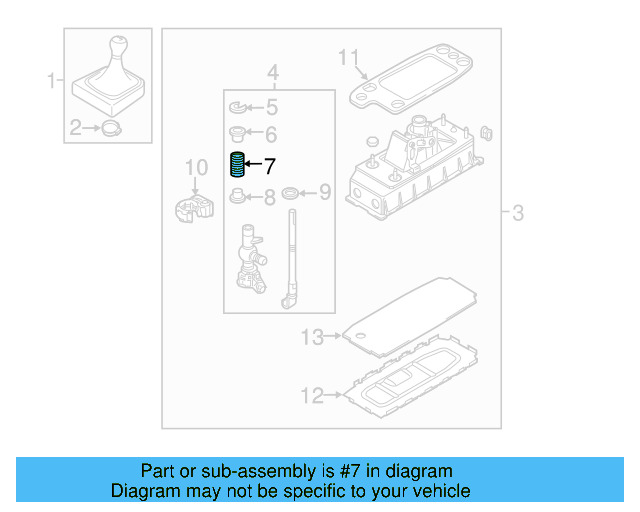 Spring 1J0-711-197-A - View 11
