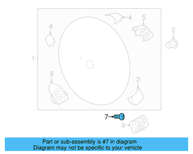 Control Switch Screw N-909-680-02 - View 5