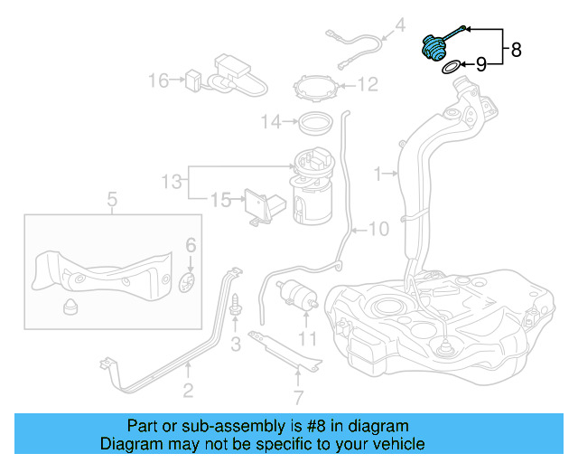 Fuel Cap 5C0-201-550-AD