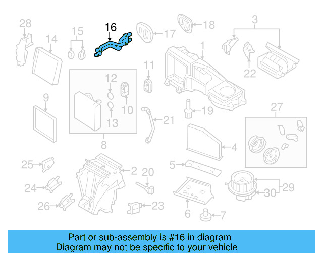 Water Pipe 3C1-819-857 - View 31