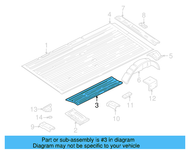 Side Plate 7D1-801-257 - View 3