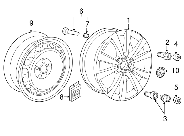 Valve Stem 839-601-361 - View 72