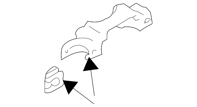 Rear Retainer 1K0-864-356 - View 13