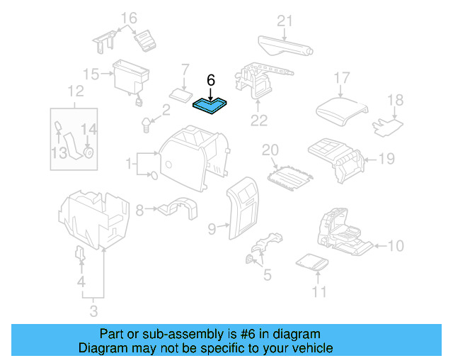 Console Mat 1K0-863-330-A-9B9 - View 36