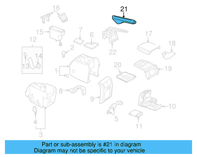 Park Brake Handle 1K0-711-461-C-82V - View 22