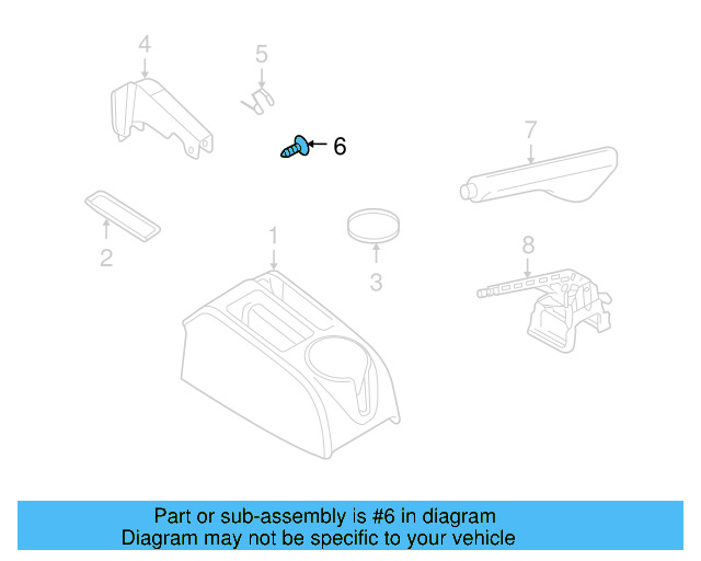 Cover Clip 3B0-885-313 - View 6